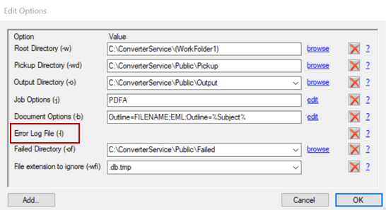 Log file location
