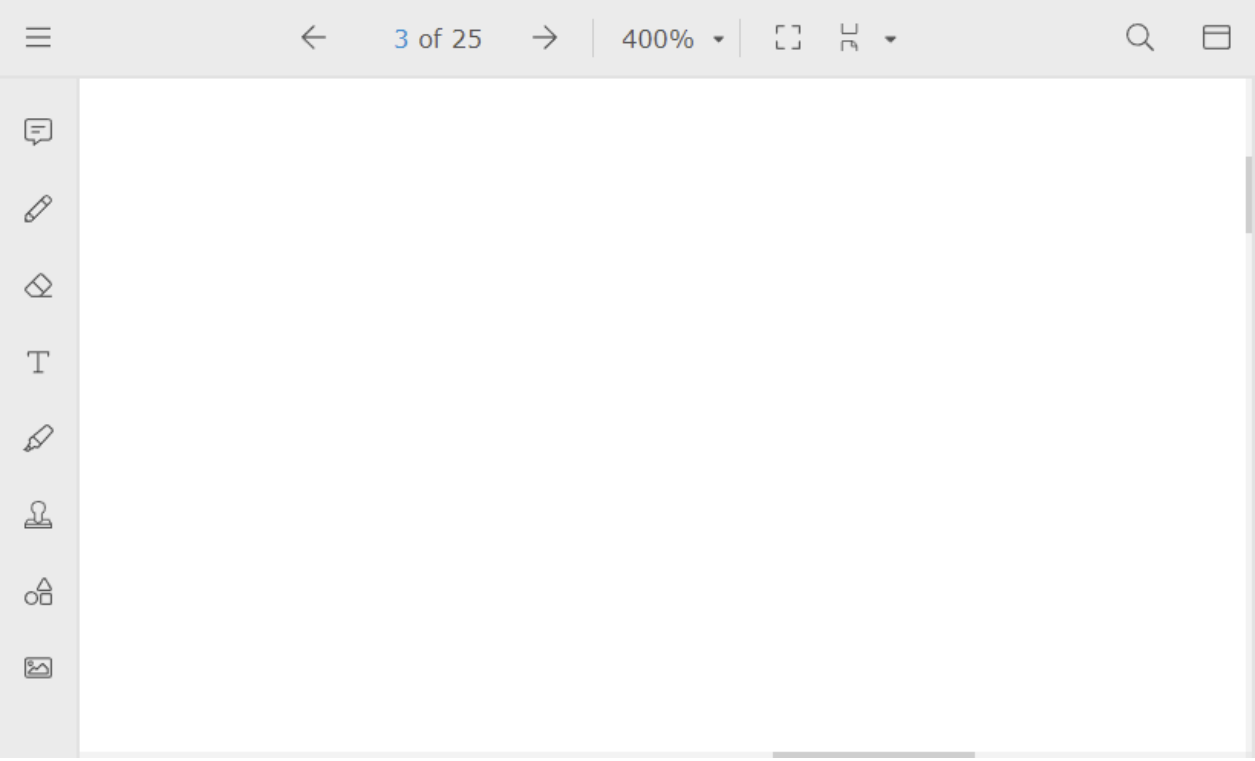 PDF Viewer SDK interface on a tablet